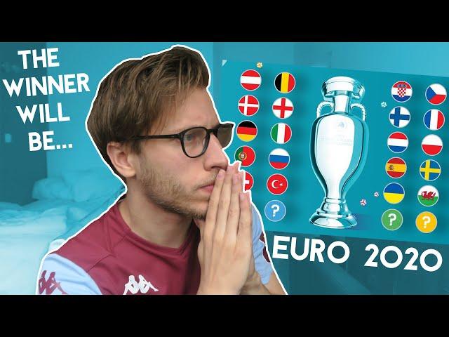 My Euro 2020 Prediction (SURPRISING CHOICES)