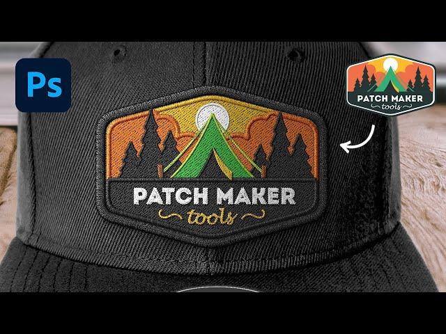 How to Create an Embroidered Patch Design in Photoshop (Patch Maker Tools)