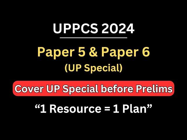 How to complete UP Special before UPPCS Prelims ?