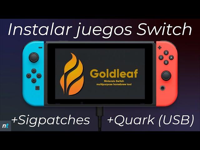 Instalar juegos Switch - Tutorial Goldleaf y Quark 2021