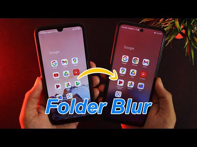 Enable Folder Blur On MIUI 12/MIUI 12.5 [NO ROOT]