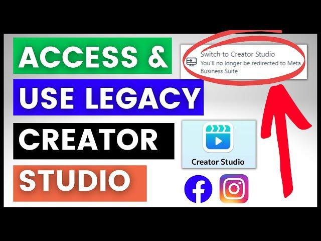 How To Switch Back To Facebook Creator Studio? [2024] (Find Creator Studio In Meta Business Suite)