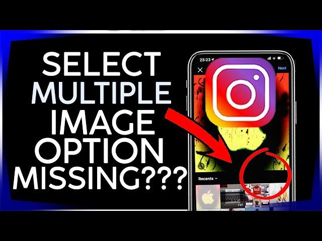 Can't Post Multiple Photos on Instagram ⭐ FIX⭐ Carousal Missing on Instagram