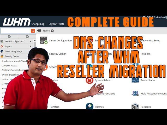 Domain & DNS changes to make after WHM reseller Migration [STEP by STEP]️