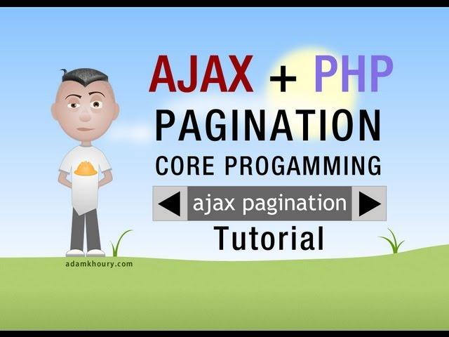 Ajax Pagination Tutorial PHP MySQL Database Results Paged With JavaScript