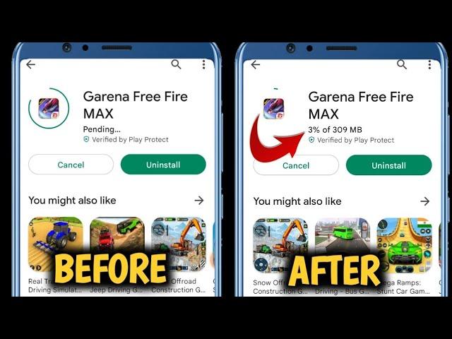 How to Fix Free Fire app Pending Problem Solution || Play Store से Free Fire Dawnload Problem Solve