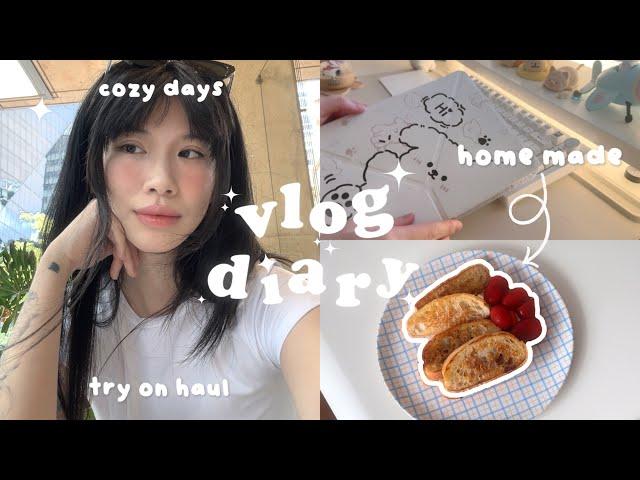 Waking Up at 4AM ️ Cozy & Slow Morning Routine, Home Cooking, Try-On Haul & Life Lately Vlog