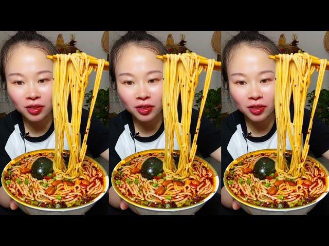 ASMR Eating Spicy Food Chinese, Eating Spicy Noodles Soups And Eggs, Braised Pork And Spicy Seafood