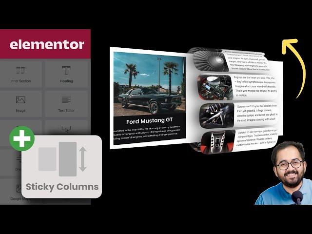 Make Columns Sticky on Scroll - Elementor