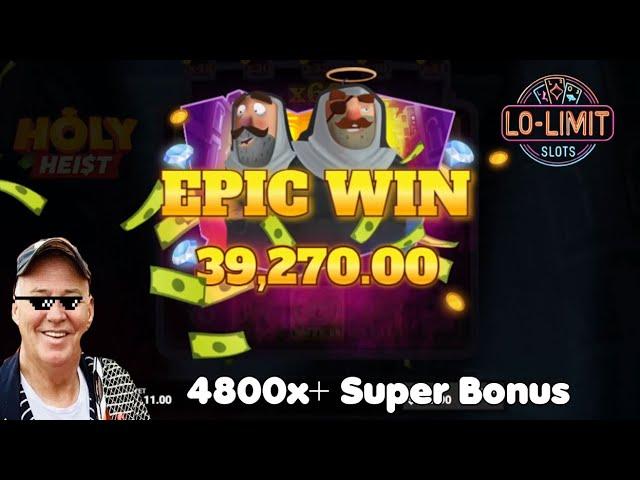 Holy Heist - 4800X Super Bonus Win - Hacksaw Gaming Slot