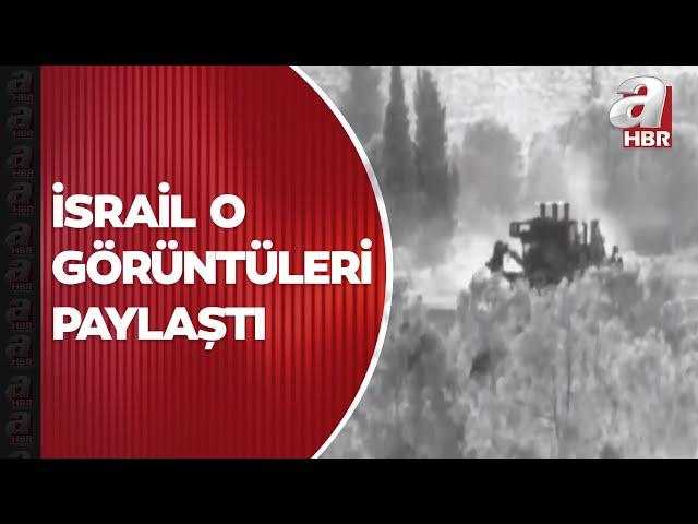 İsrail yeni görüntüleri paylaştı! Katliam tankları Gazze'ye böyle girdi | A Haber