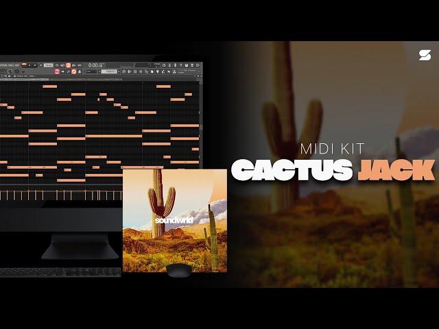 [FREE] Best Dark Emotional Midi Kit - CACTUS JACK [TRAVIS SCOTT, DON TOLIVER] Trap Melodies 