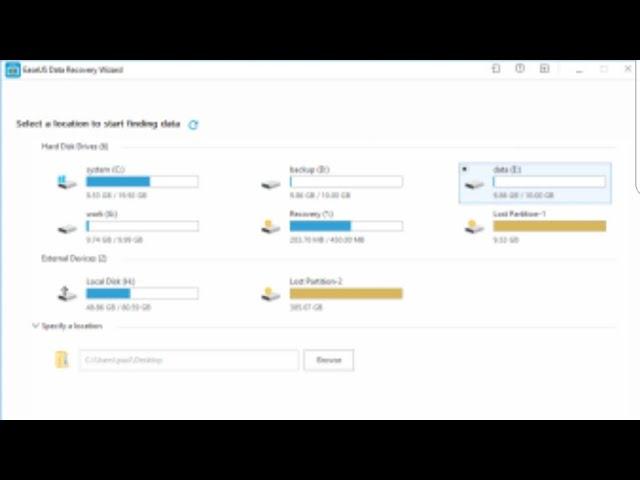 EaseUS Data Recovery Wizard 13.5