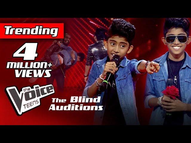 Pathum Salinda | Sanwedana (සංවේදනා) | Blind Auditions | The Voice Teens Sri Lanka