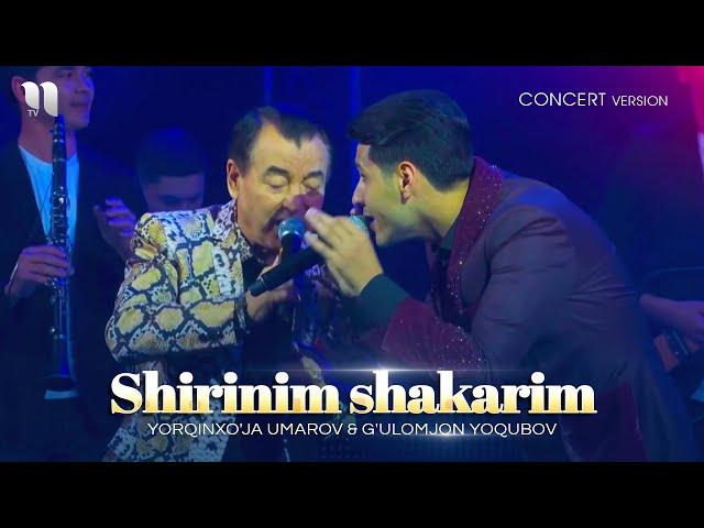 Yorqinxo'ja Umarov & G'ulomjon Yoqubov - Shirinim shakarim (consert version)