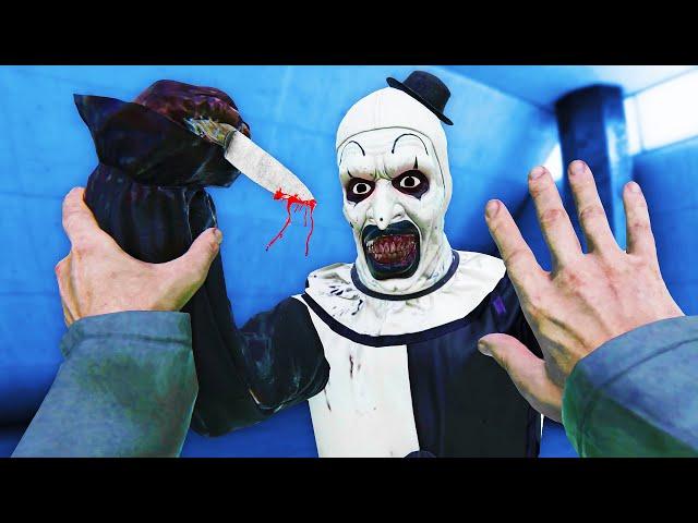 TERRIFIER Clown HUNTS me Down... (Bonelab VR Mods)