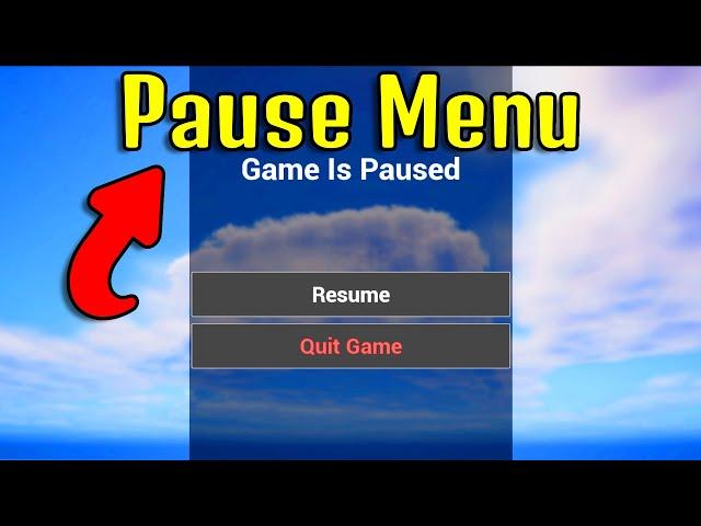 How To Make A Pause Menu | Unreal Engine 5 Tutorial