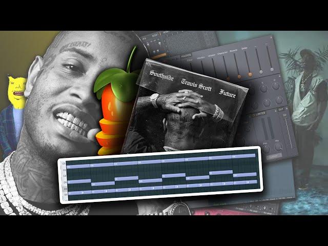 How Southside Makes His Beats For Travis Scott From Scratch Using ONLY Stock FL Studio Plug-ins