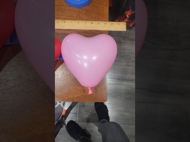 comparing Qualatex vs Sempertex Vs Decomax heart balloons.