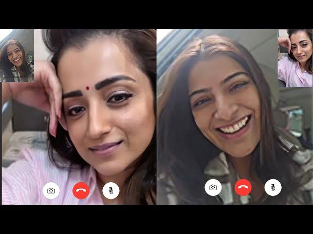 Trisha's Video Call With Varalaxmi  Wedding Invite | Nicholai Sachdev Marriage | Delhi Visit | Modi