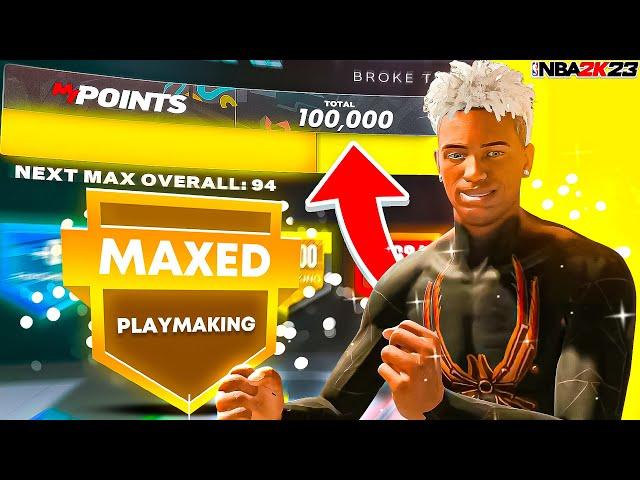 NBA2K23 BECOME 99 OVERALL W/ MAXED BADGES IN ONEDAY...100k XP per game