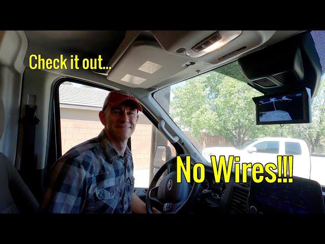 Wireless RV Rear-View Camera Install and Review - AUTO-VOX Solar4 in a Ford Transit / Winnebago EKKO