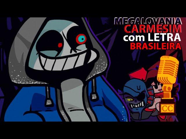 ◆ MEGALOVANIA CARMESIM ◆ Vs. DUST SANS do MOD de DUSTTALE DUBLADO de FNF | MÚSICA