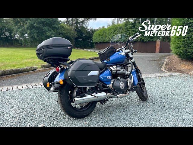 Royal Enfield 650 Super Meteor Luggage For Touring, Givi Weightless range