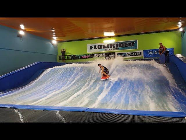 Jon Reese, Jermey, Nick Nguyen - FlowRider Tripple Utah Ogden Flow Tour Contest Tricks