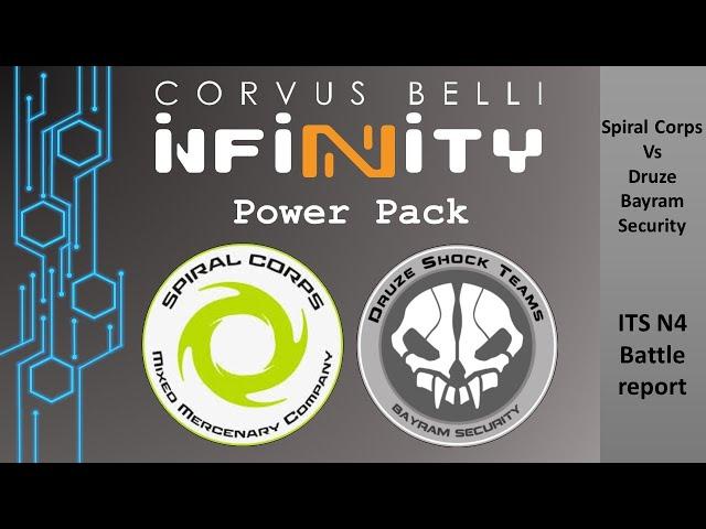 Fast Panda Gaming: Infinity N4 ITS14 300 point Battle Report - Power Pack (Spiral Corps vs Druze)