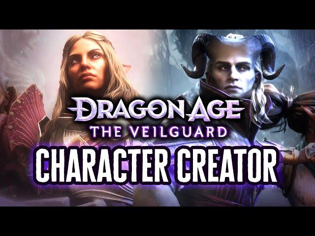 Dragon Age Veilguard's Character Creator FULL BREAKDOWN