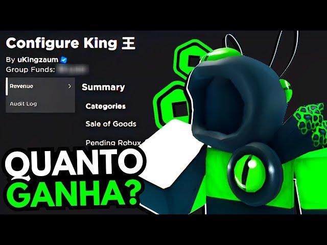 Quantos Robux Um UGC Creator Ganha?? Ganhei Bastante com meus itens...?