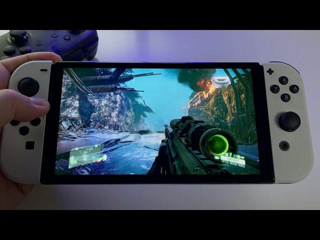 Crysis 2 Remastered | Switch OLED handheld gameplay