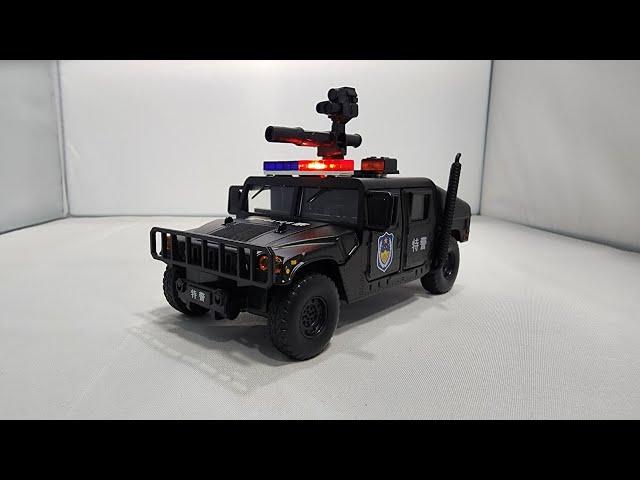 Diecast: Police HMMWV Humvee (China  Police) • 1:32 Scale