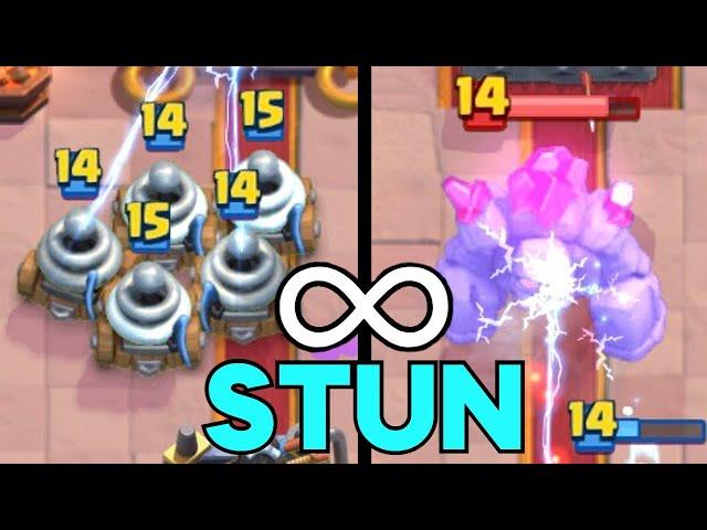 I achieved infinite stun in Clash Royale