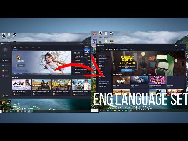 How To Set Change Language From Chinese To English In Tencent Gaming Buddy Emulator PUBG Mobile 2020