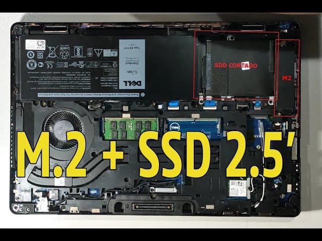 Dell Latitude E5570 - M.2 + SSD 2.5'