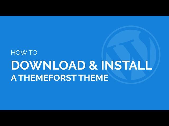 How to install themeforest theme on wordpress