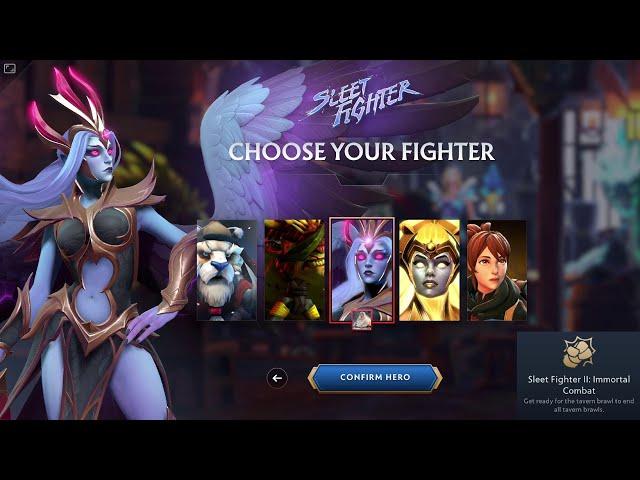 Dota 2 Fighting Game is Real? "Sleet Fighter" is here!