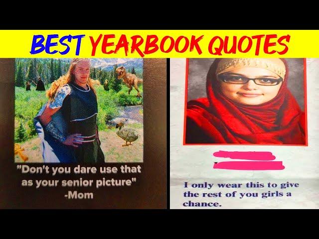 The Funniest Students  Yearbook Quotes - funny humor
