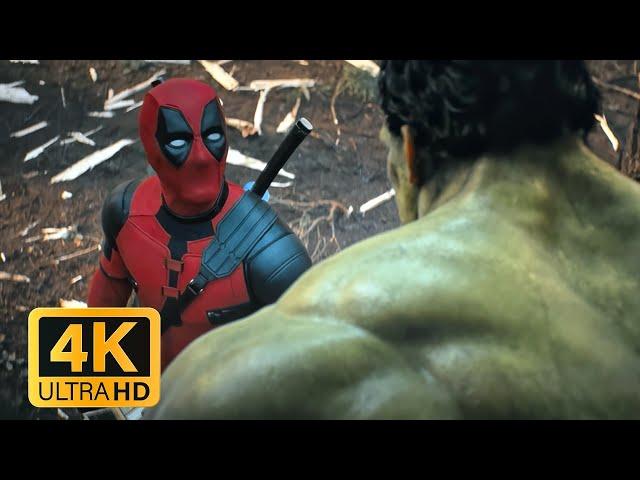 DEADPOOL Y WOLVERINE | WOLVERINE VS HULK  4K ESPAÑOL LATINO