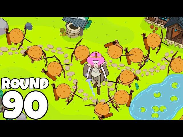 Spawning an ARMY Using Warrior Bubblegum! (Bloons Adventure Time TD)