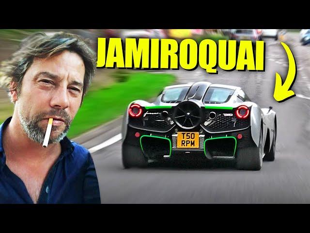 Jay Kay FLOORS IT in New GMA T50 - Leaving a Car Show in Style!