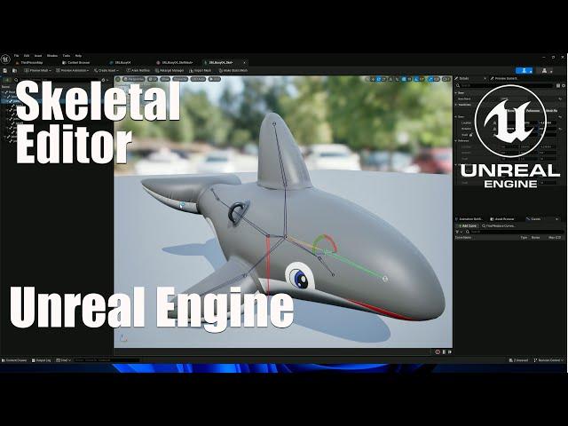 Создание скелета к любому объекту в Unreal Engine 5 (UE5)