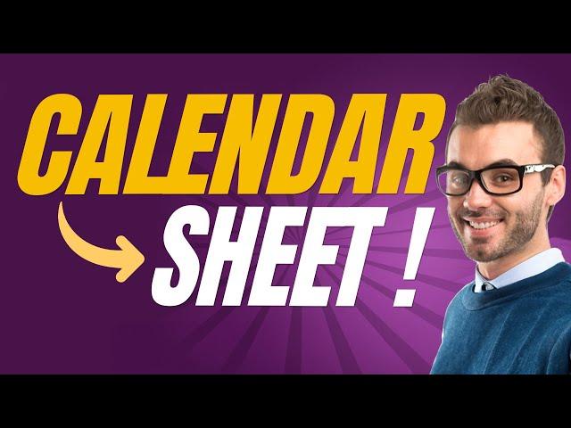 Sync Calendar to Sheets in 1 Click!