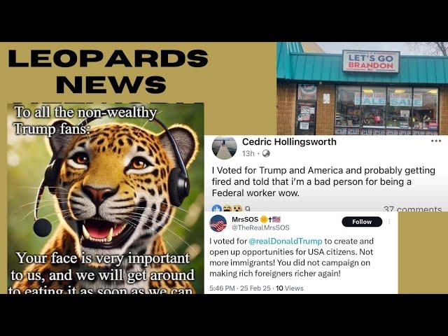 FAFO LEOPARDS are FEASTING: MAGA Voters get FIRED and Face LIES from Trump