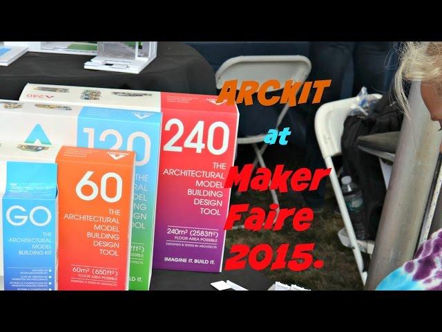 ARCKIT INTERVIEW with Founder Damien Murtagh at Maker Faire 2015.