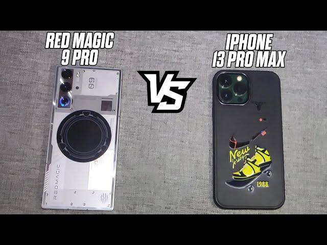 RED MAGIC 9 PRO VS IPHONE 13 PRO MAX PUBG TEST  WHICH DEVICE IS THE BEAST  LETS CHECKOUT IN TDM