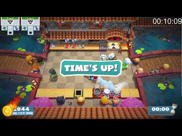 Overcooked 2! Speed Run [Four Players] [All Stars]