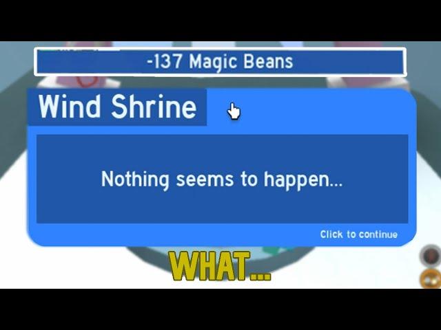 Wasting 137 Magic Beans because you told me to do it... | Bee Swarm Simulator